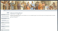 Desktop Screenshot of filosofiforum.se