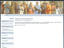 Tablet Screenshot of filosofiforum.se