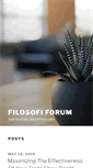 Mobile Screenshot of filosofiforum.com